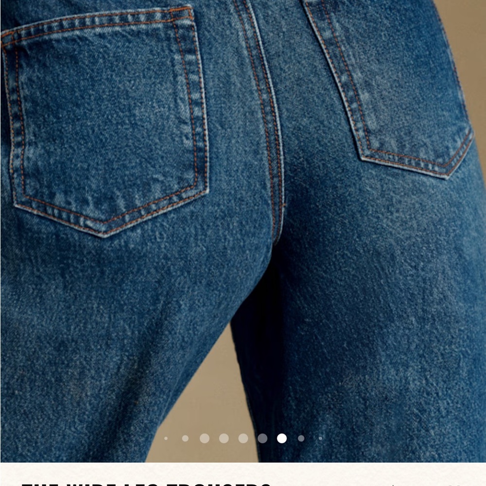 Sezane Blue Straight Leg Jeans